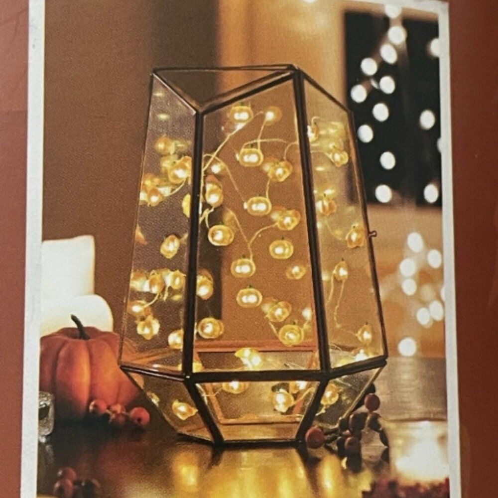 NWT 2 Sets of LOFT LIVING Halloween Pumpkin LED Lights